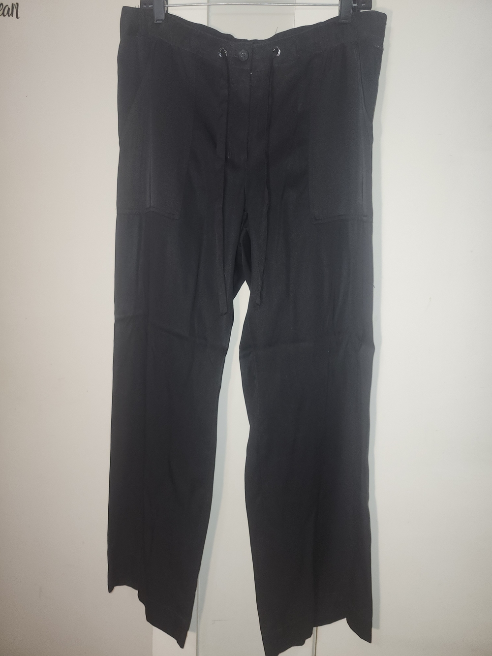 DKNY Black Wide Leg Pants
